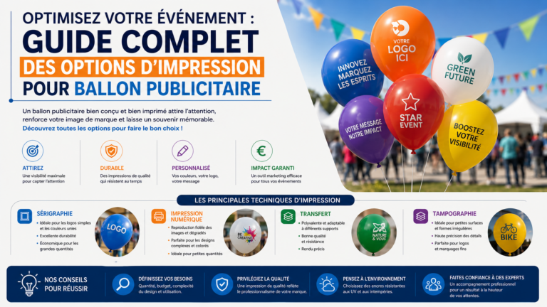 Option impression ballon imprimé